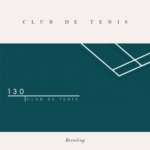 130 CLUB DE TENNIS, BRANDING